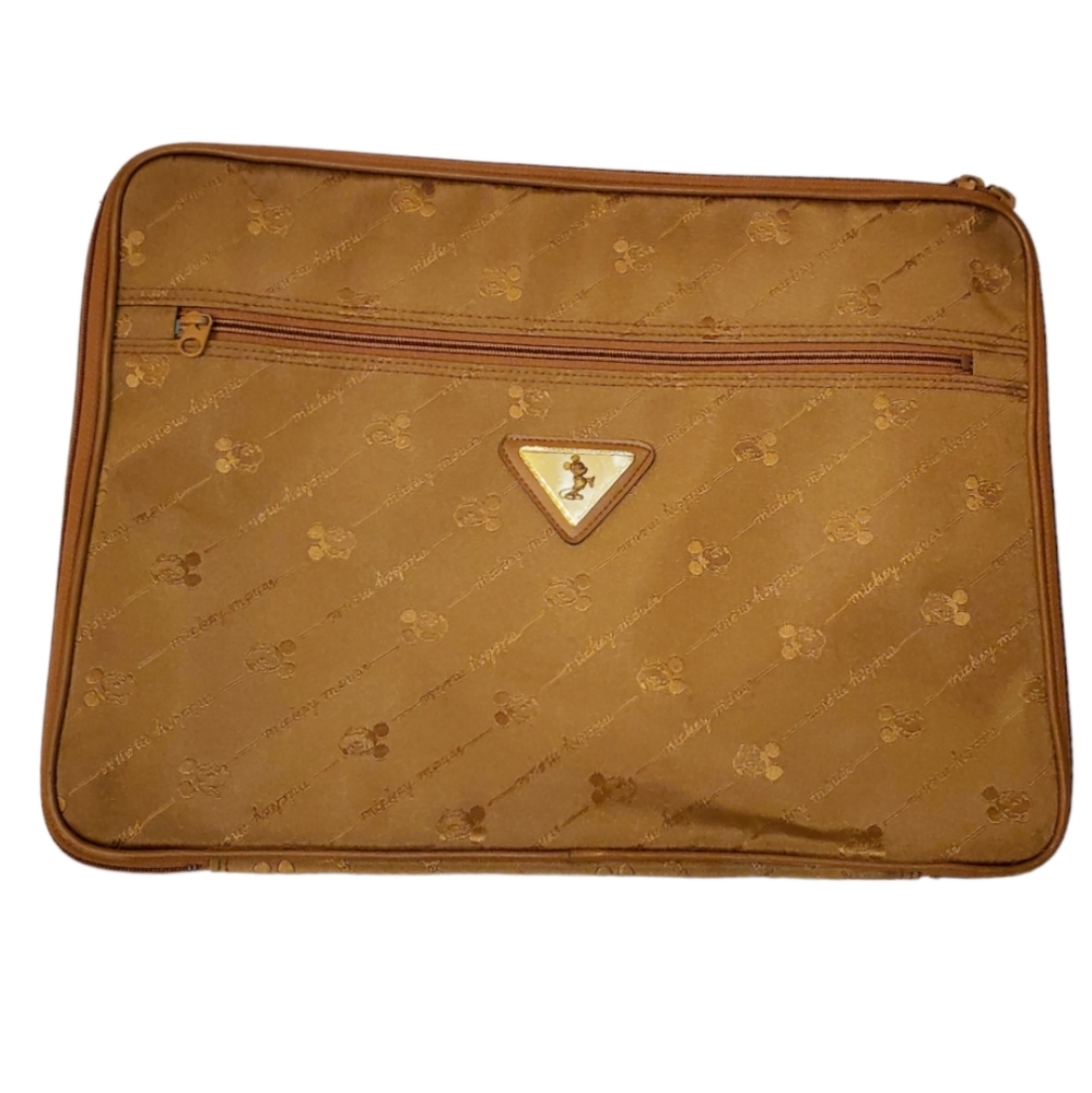 Disney Mickey Golden Laptop Luggage case